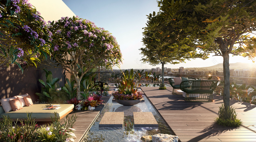 澳大利亚曲线公寓设计,自然融入城市生活-50