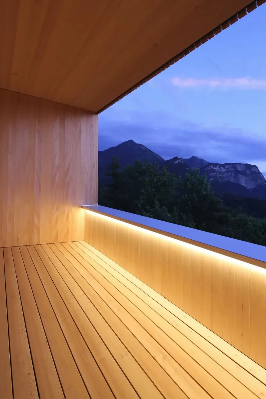 奥地利 Y-House | 混凝土基底与木结构融合的开放式空间设计-11