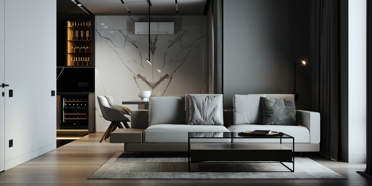 60㎡小空间公寓设计-1