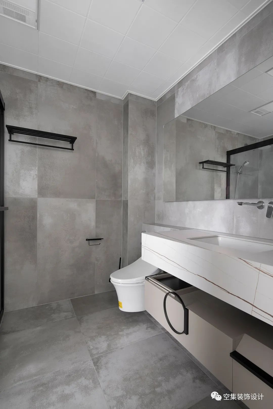 现代灰调住宅丨中国浙江丨空集设计-58