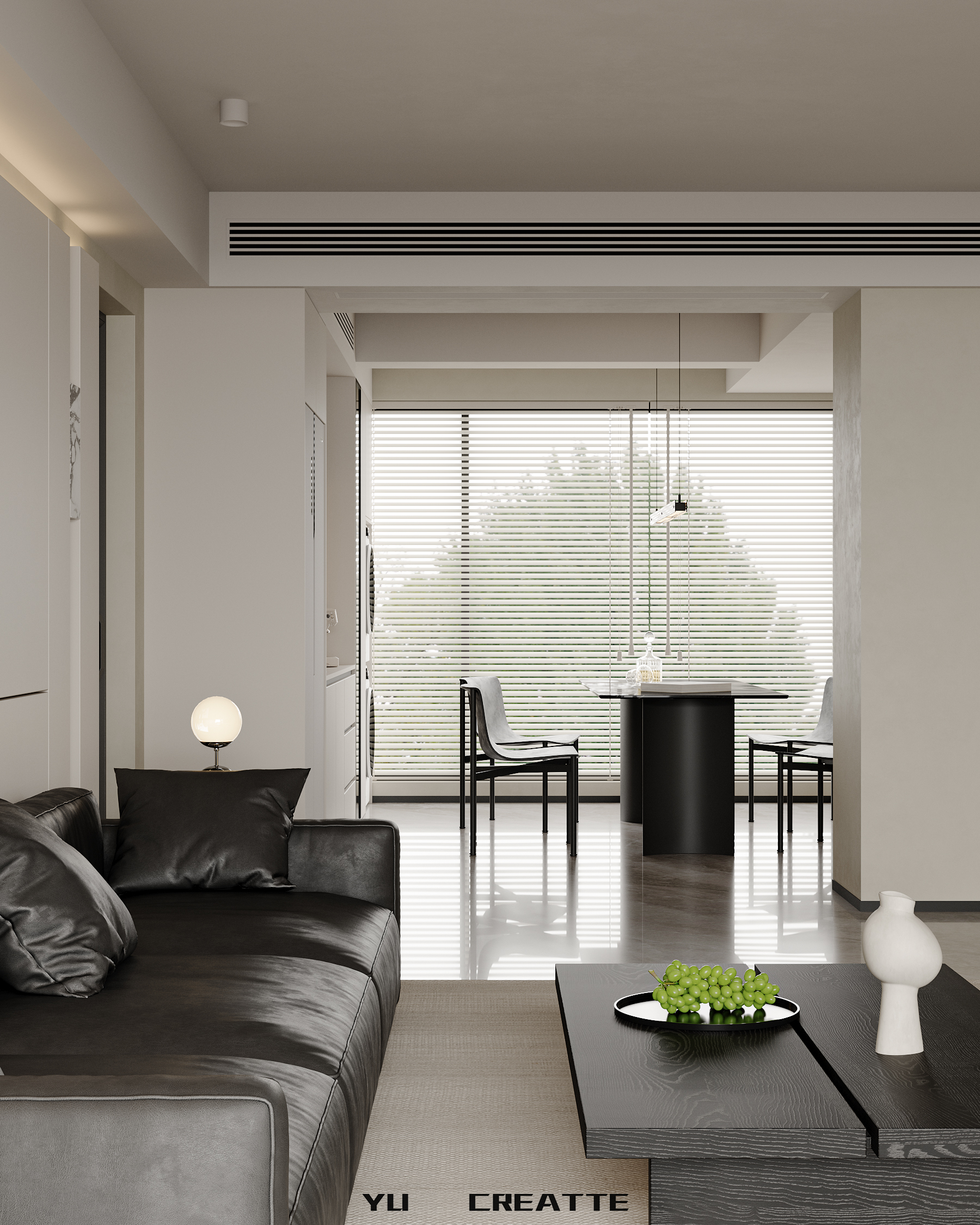 现代意式极简客餐厅丨近期表现-1