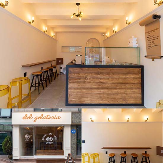 首尔 11 坪冰淇淋店设计-1