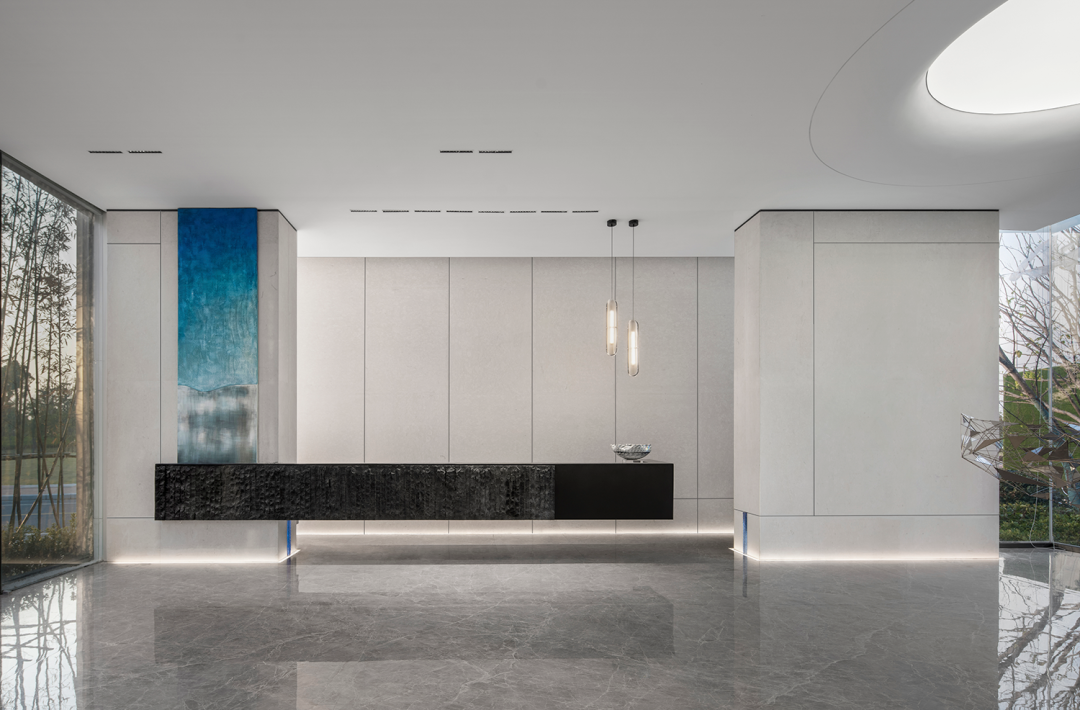   明德设计丨无锡招商雍荣府售楼部  室内设计  丨中国无锡-15