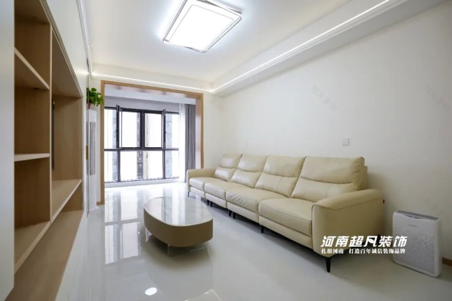 完工首发丨二七区名门橙邦·悦橙苑,124平现代风格,色彩纯粹简约大气-70