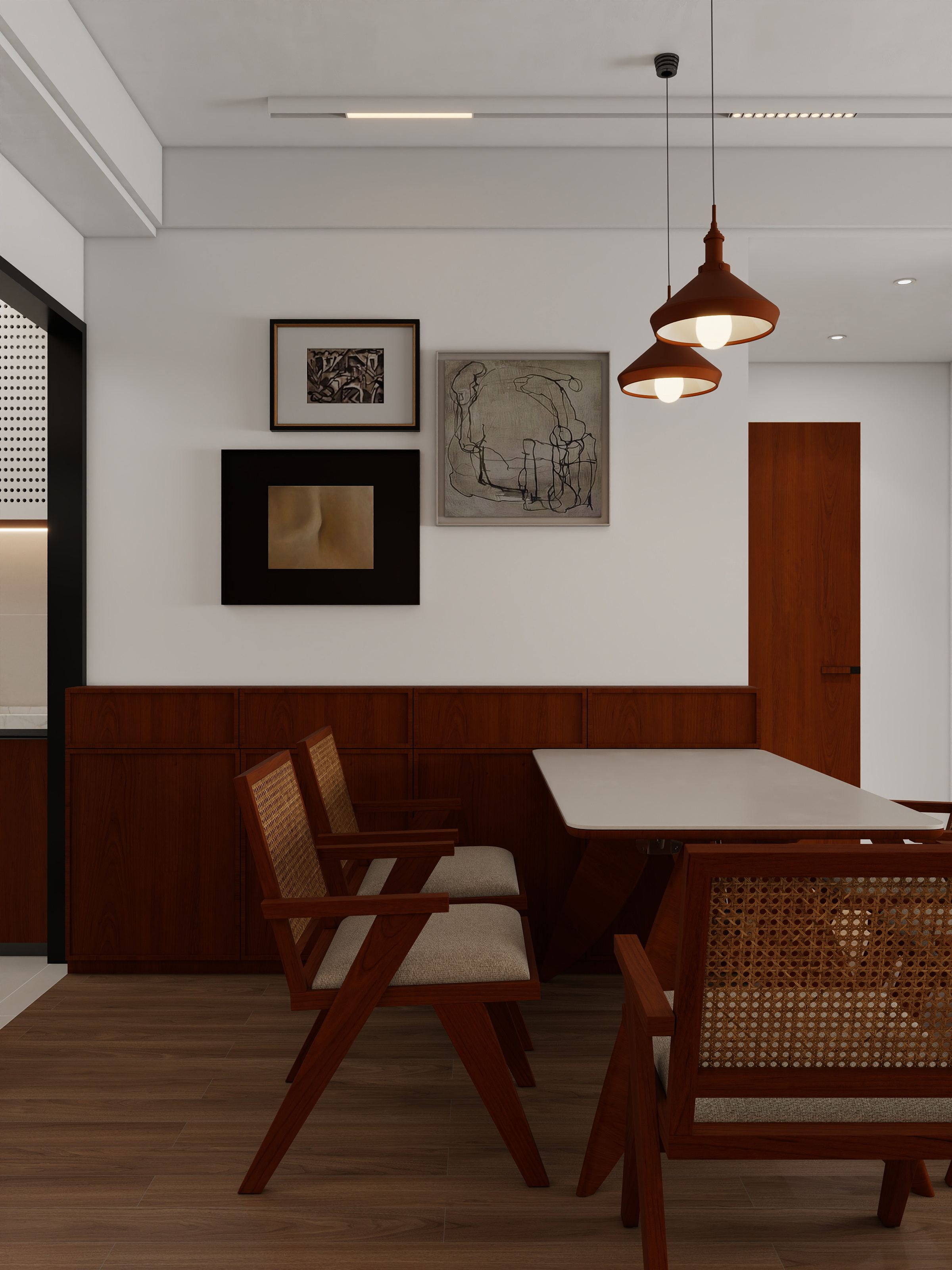 四川成都金域华府（100平方中古风三居室）-14