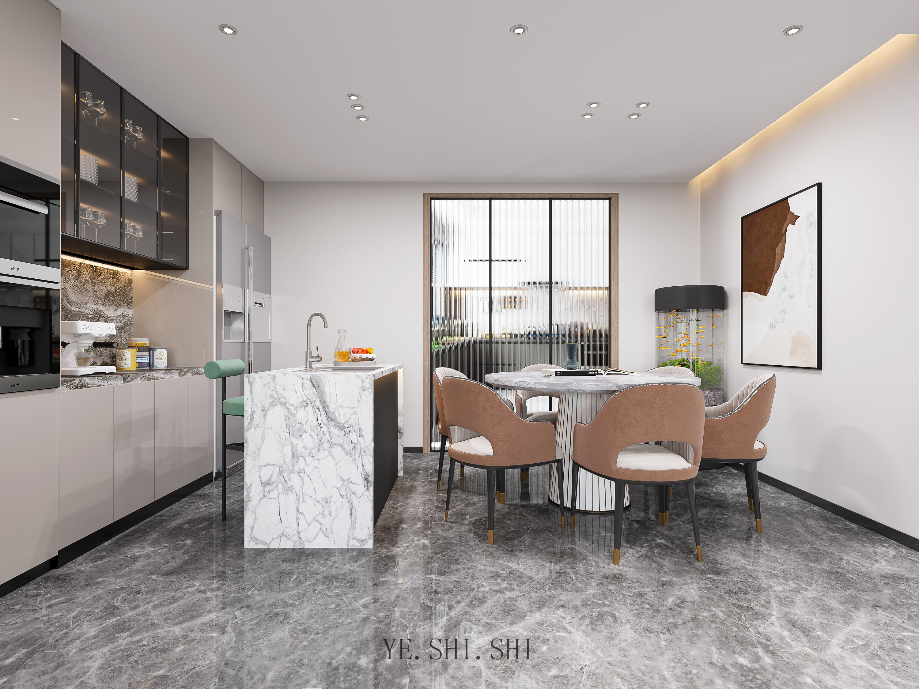 现代全屋|清雅质感的生活空间，是你想要的小清新吗                     -1