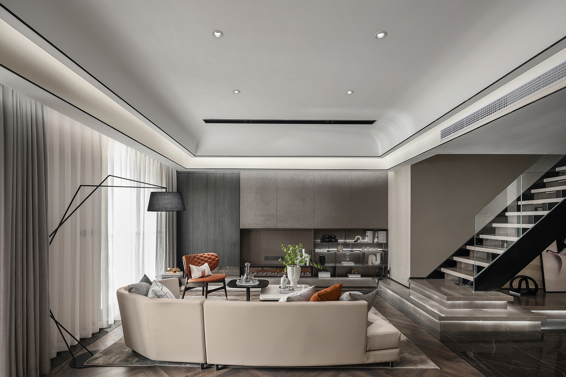 重庆·华侨城岚溪云墅叠下样板房丨中国重庆丨重庆碧涛装饰设计有限公司-3