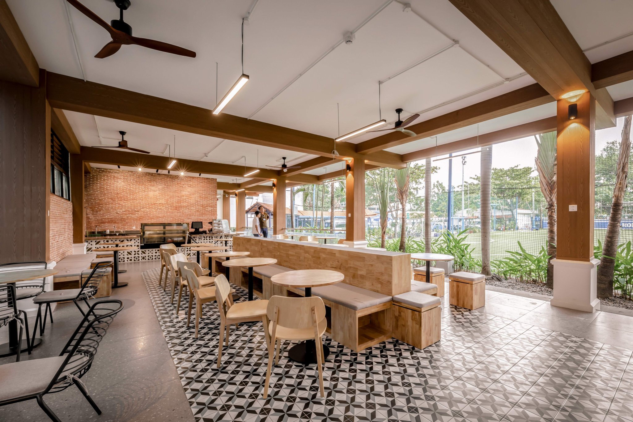 ISHCMC 员工食堂和自助餐厅丨Vacons Architects-5