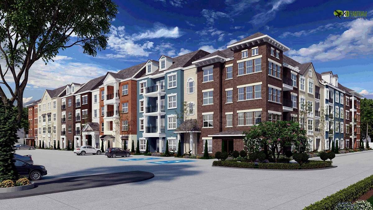 三维住宅渲染设计 | 2016 年建于美国的现代公寓-8