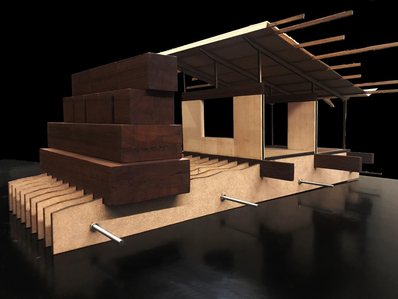 印度波纳湖边的石堡之家-51