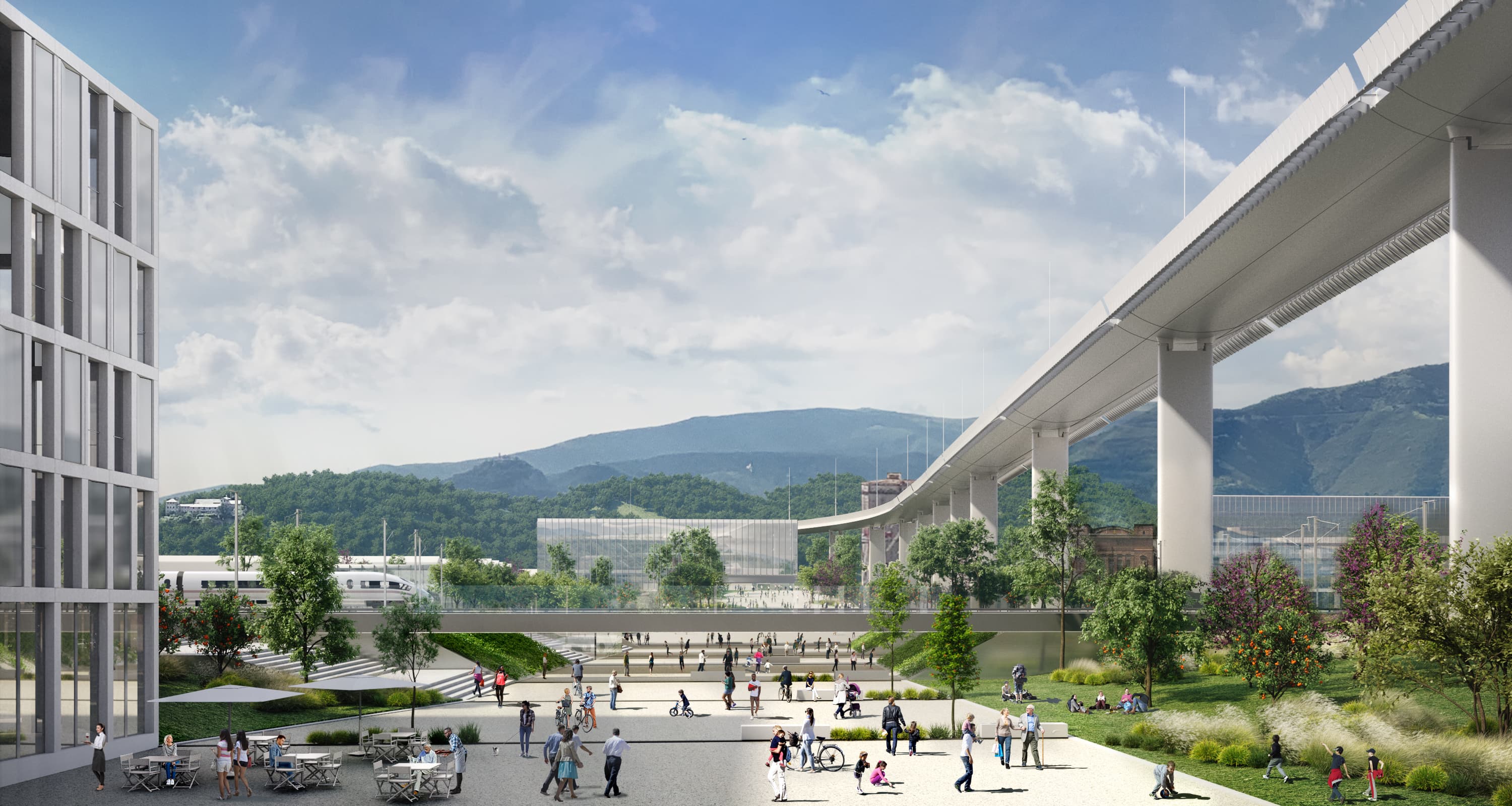 桥公园丨ItalyGenova丨Park Associati及多个专业团队-1