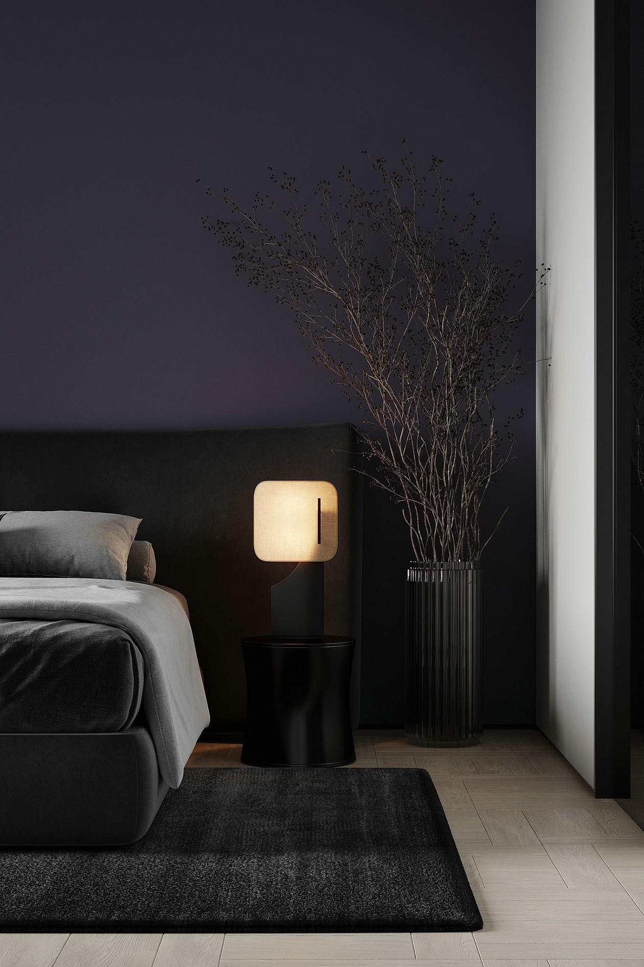 高级黑色系公寓设计-17