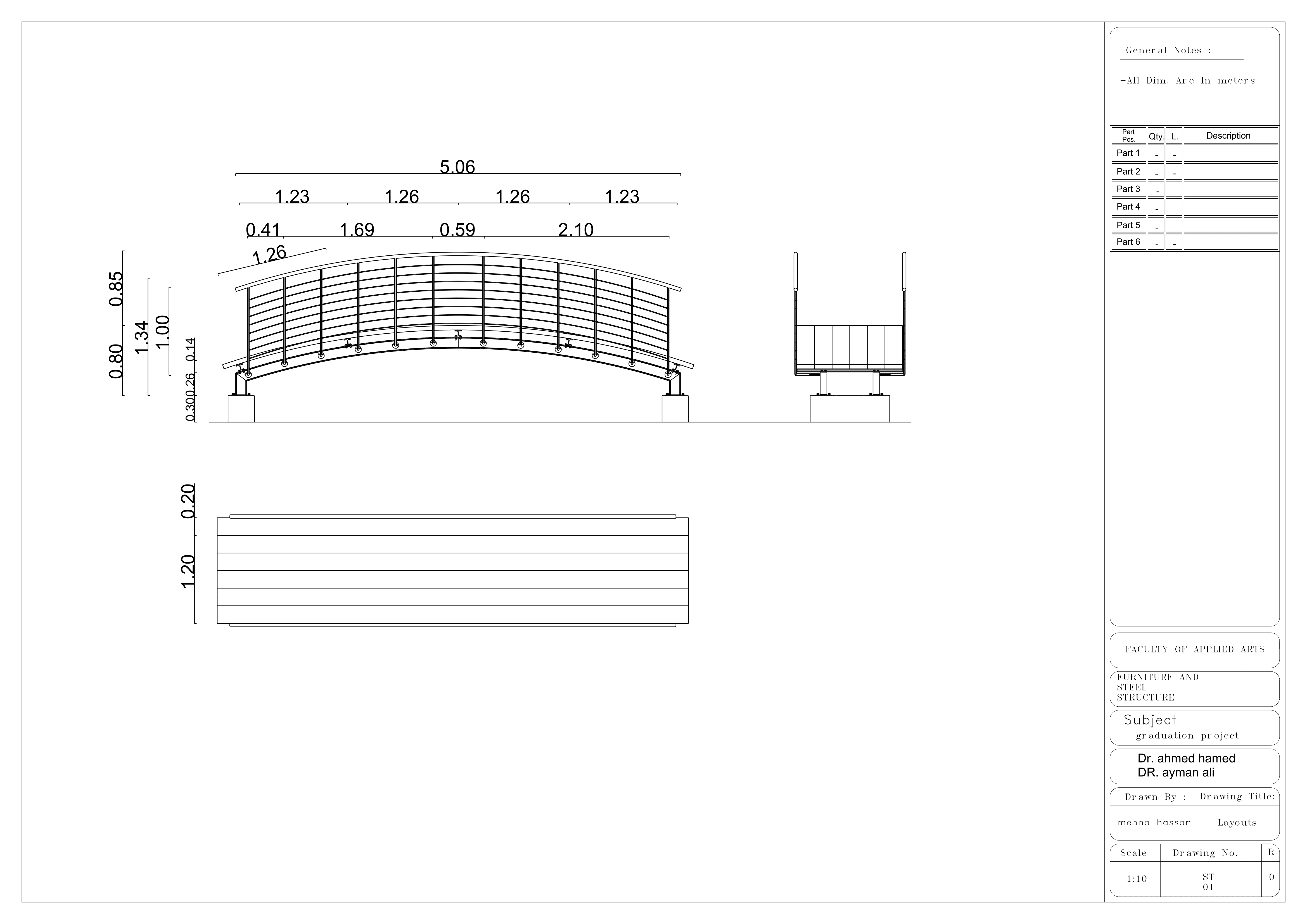 现代步行桥设计-10