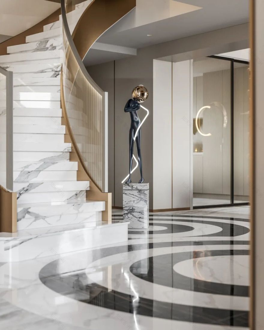 东湖苑蓝波湾别墅设计丨中国苏州丨上海陈尹周室内设计-0