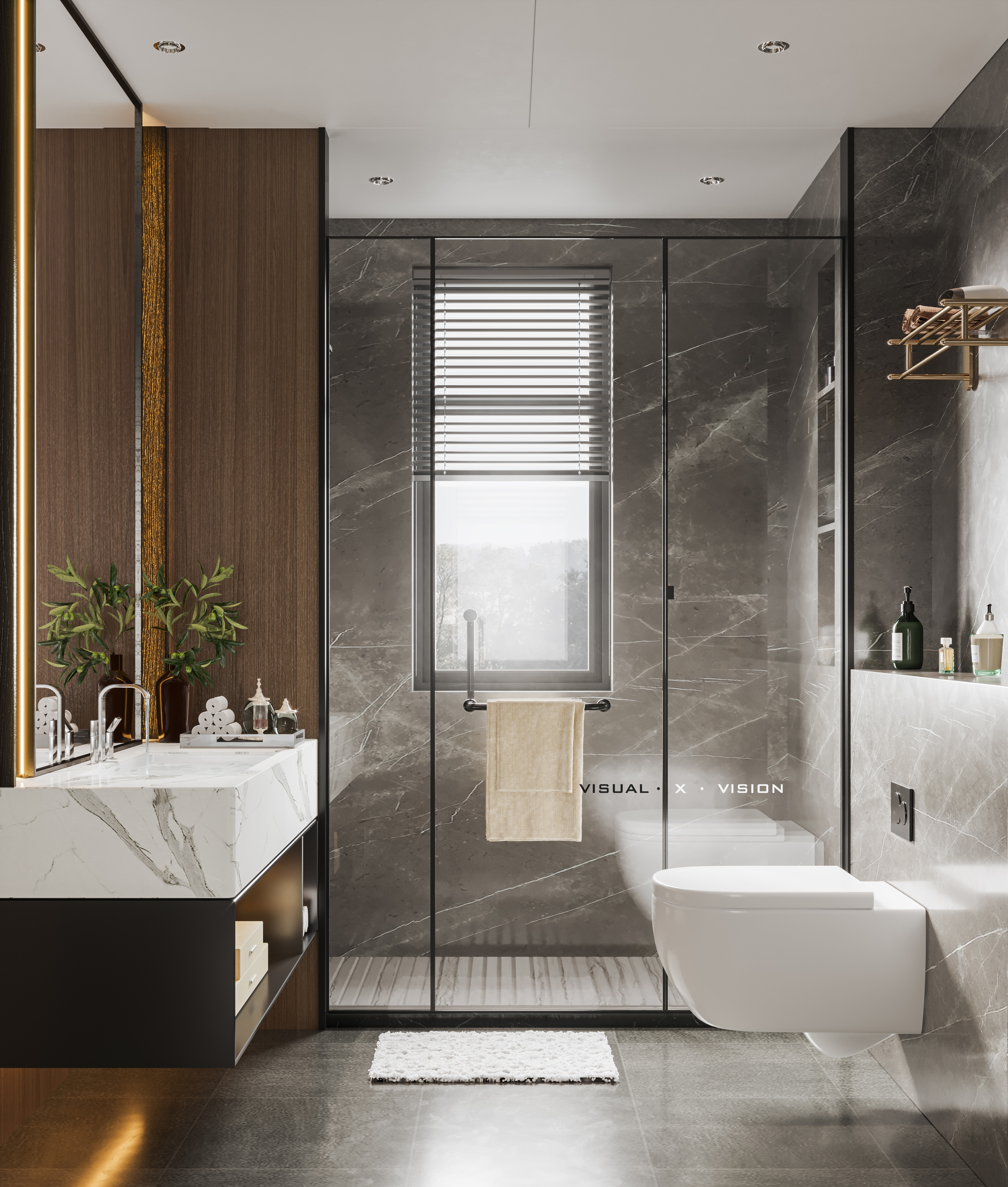 现代沉稳空间 | 3Dmax2018 打造 Corona4.0 与 Photoshop2019cc 应用实例-18