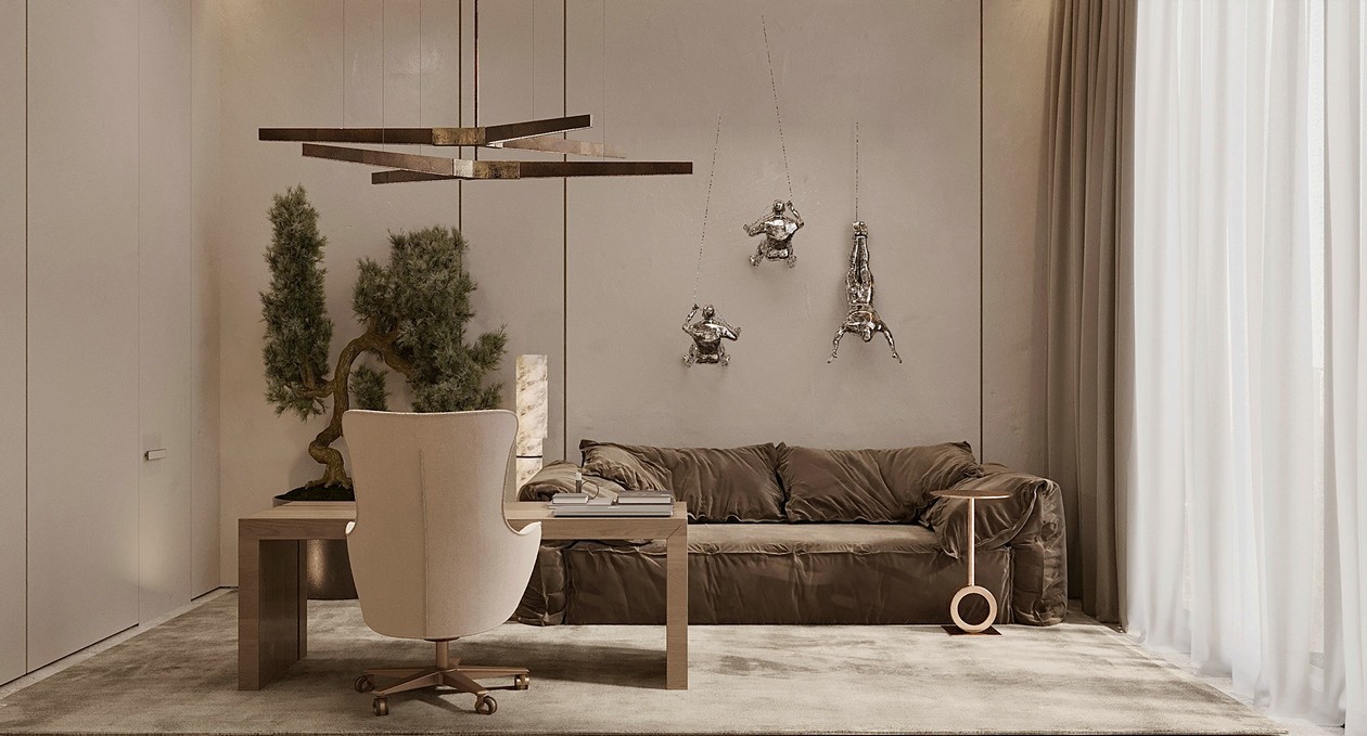 灰色系别墅设计 高级精致范儿！-14