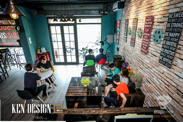 Cine Cafe - Thiết kế quán cafe độc đáo tích hợp phòng chiếu phim-14
