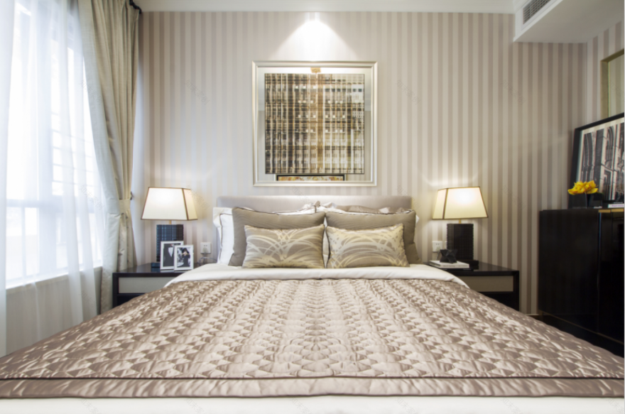 134m²荣和·千千树——洋房D F户型样板房 蓝森装饰设计-12