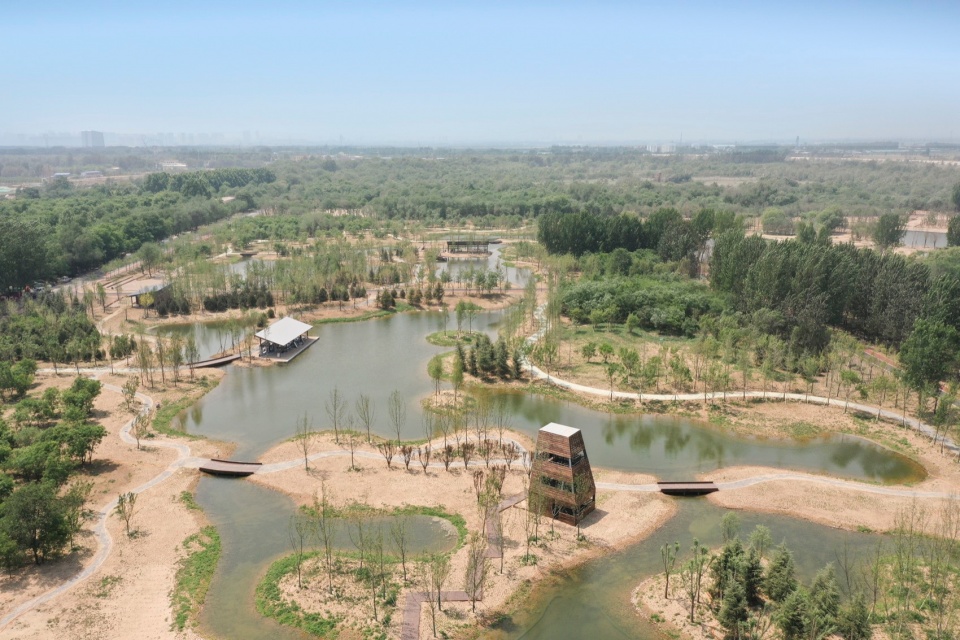 芦苇廊,观鸟屋等·邢襄生态园景观建筑系列丨中国河北丨北林风景建筑研究中心  段威工作室,上海领沃园林设计事务所  李工作室-106