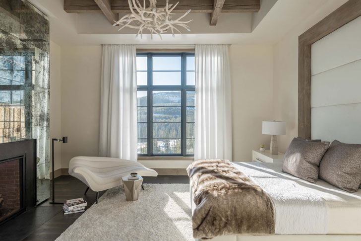 美国蒙大拿州惊艳现代木屋-11