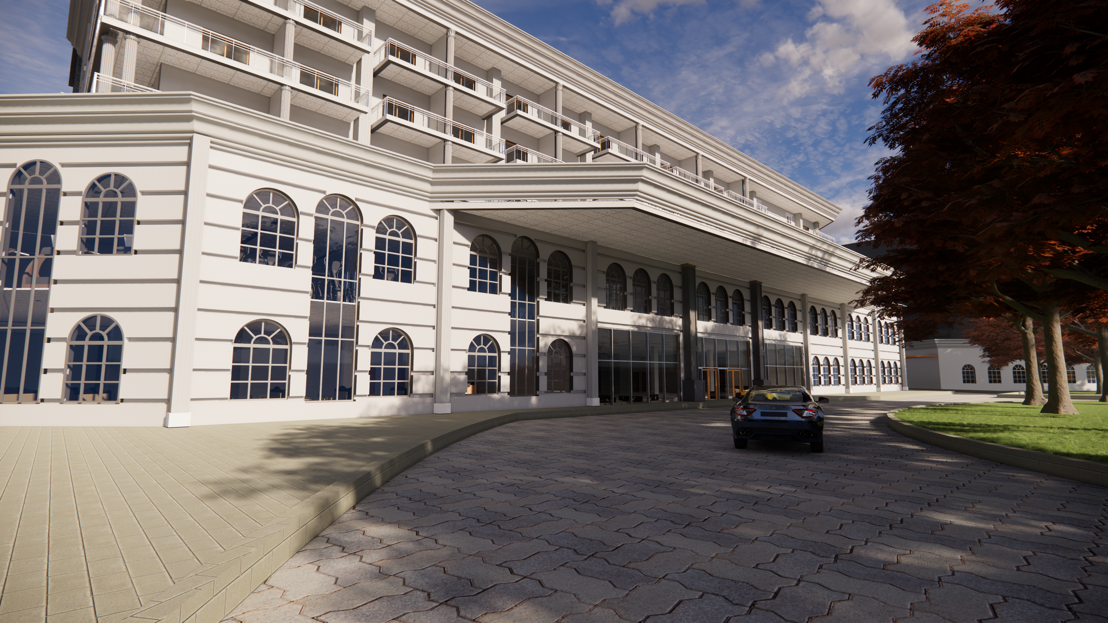 LIBERTE HOTEL 酒店及社区中心综合体丨艾斯尤特大学工程学院城市设计与规划系-12