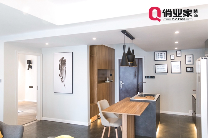 重庆半山华府74平|三居室|现代风格|实景案例-9