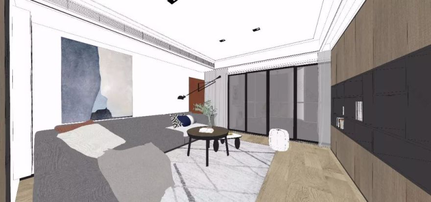 南京清新家园现代新中式家居设计-19