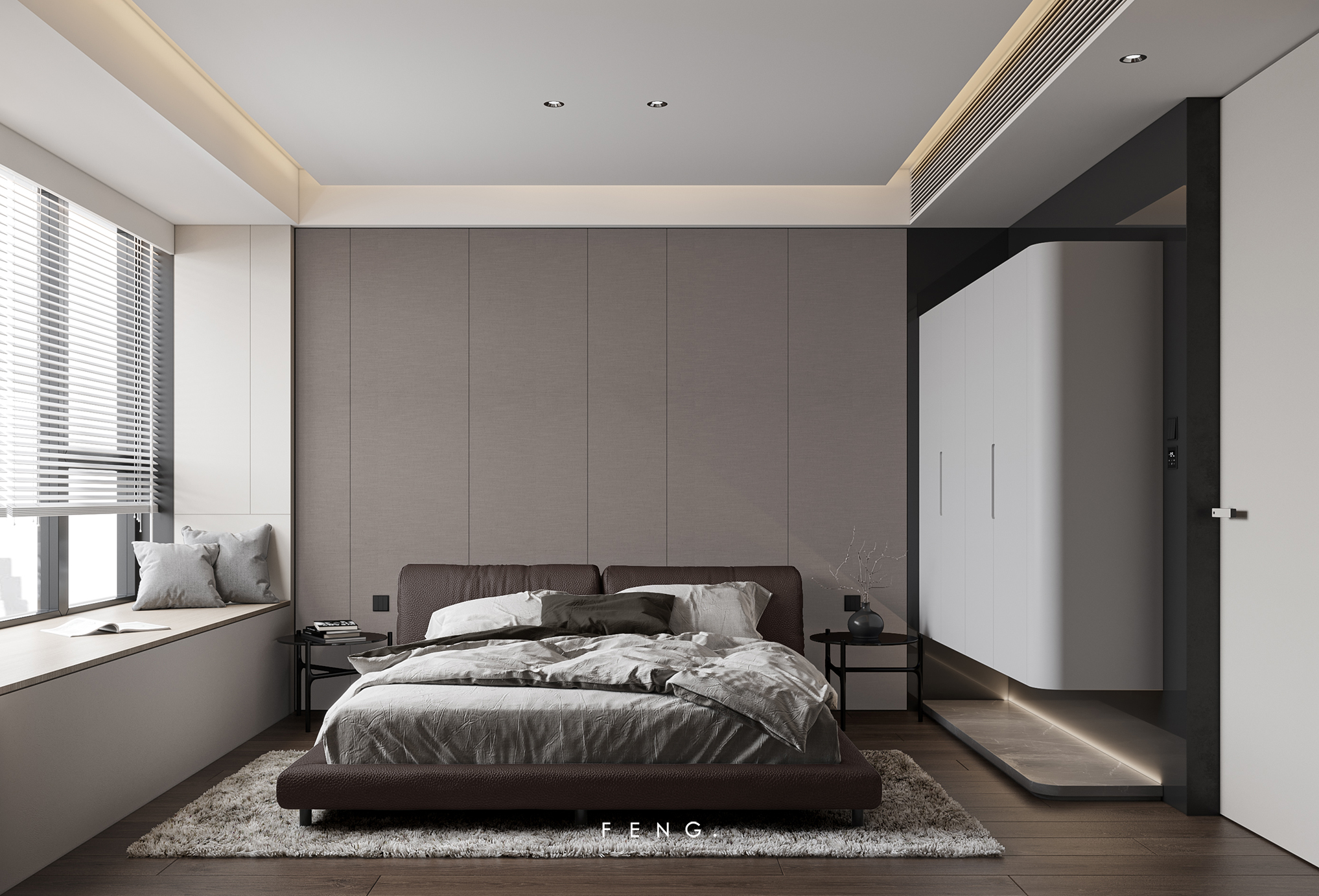 台式现代小户型空间设计丨锋 FENG.-23