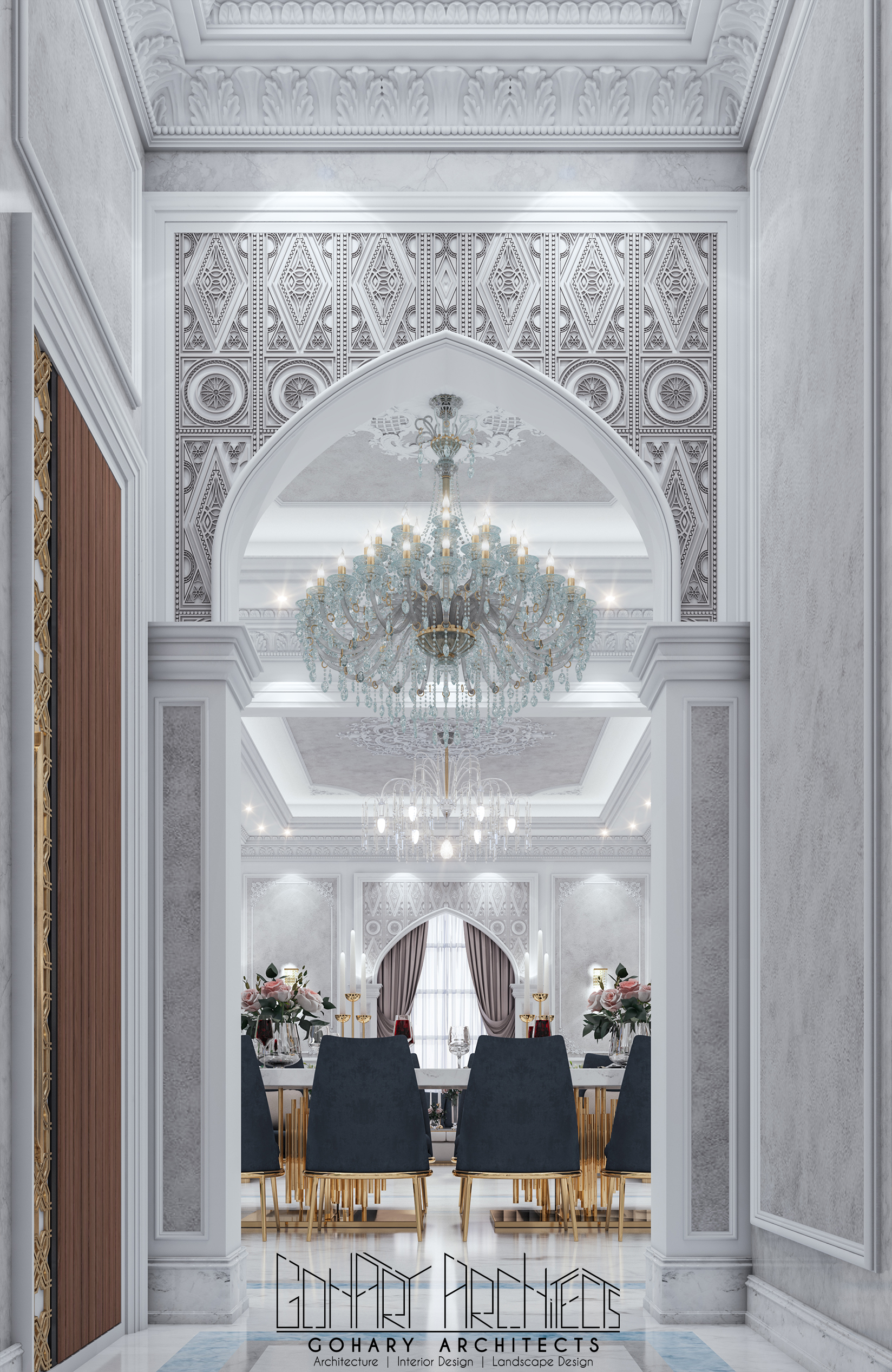 Neo Classic 坐,餐,洗区丨沙特阿拉伯丨GOHARY ARCHITECTS-11