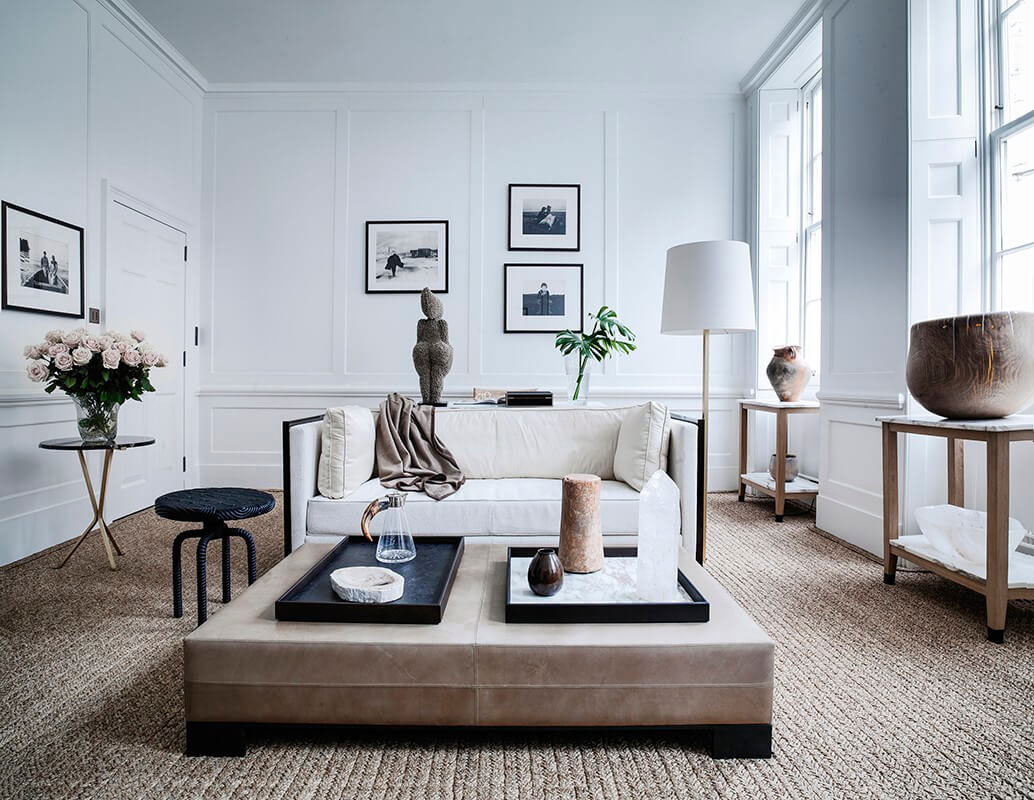 伦敦优雅公寓 | 现代设计与古典元素的完美融合-3