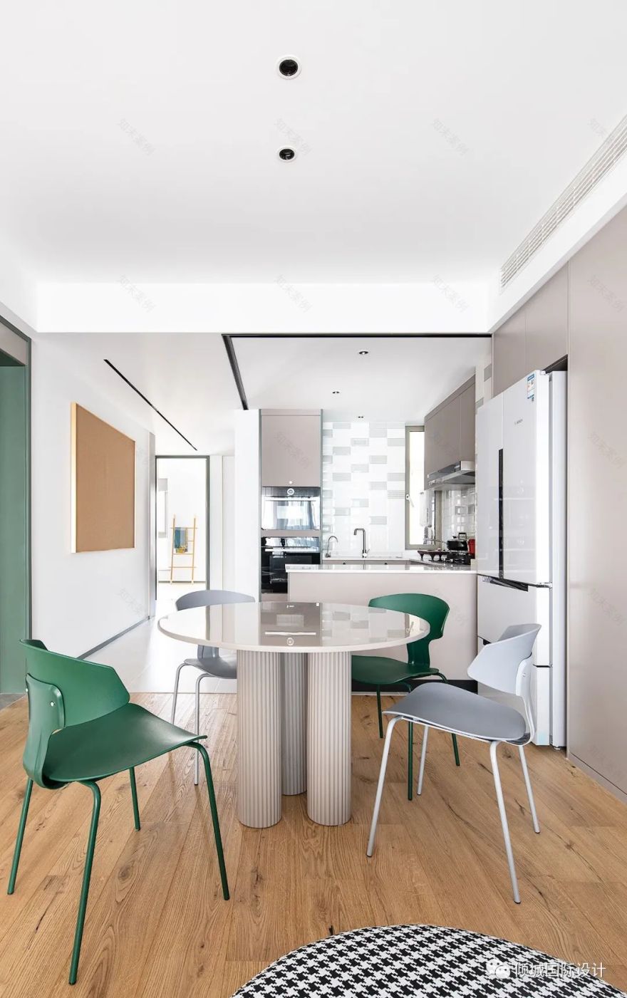 北欧小生活 · 绿色精致空间设计丨倾城国际设计-21