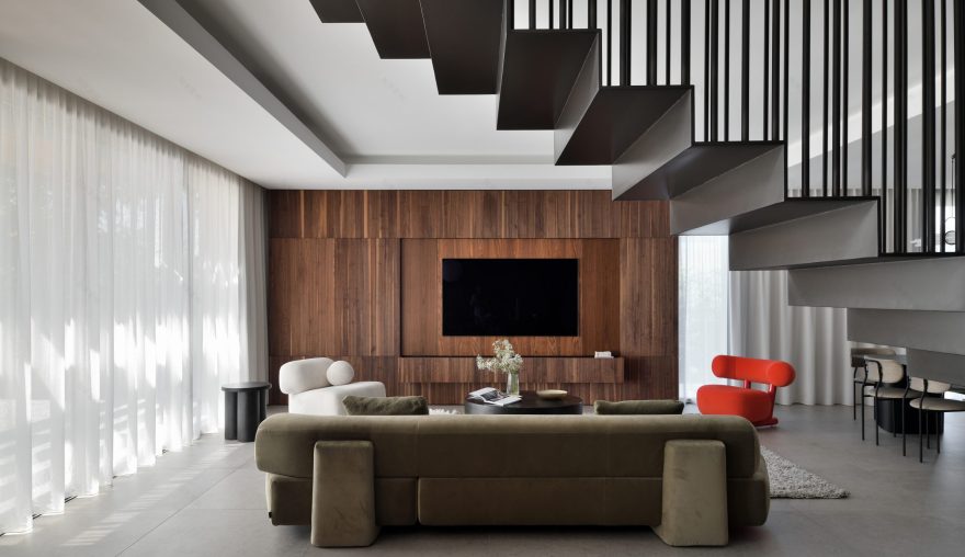 里昂附近某住宅室内设计丨法国里昂丨S Belle(室内建筑师)-2