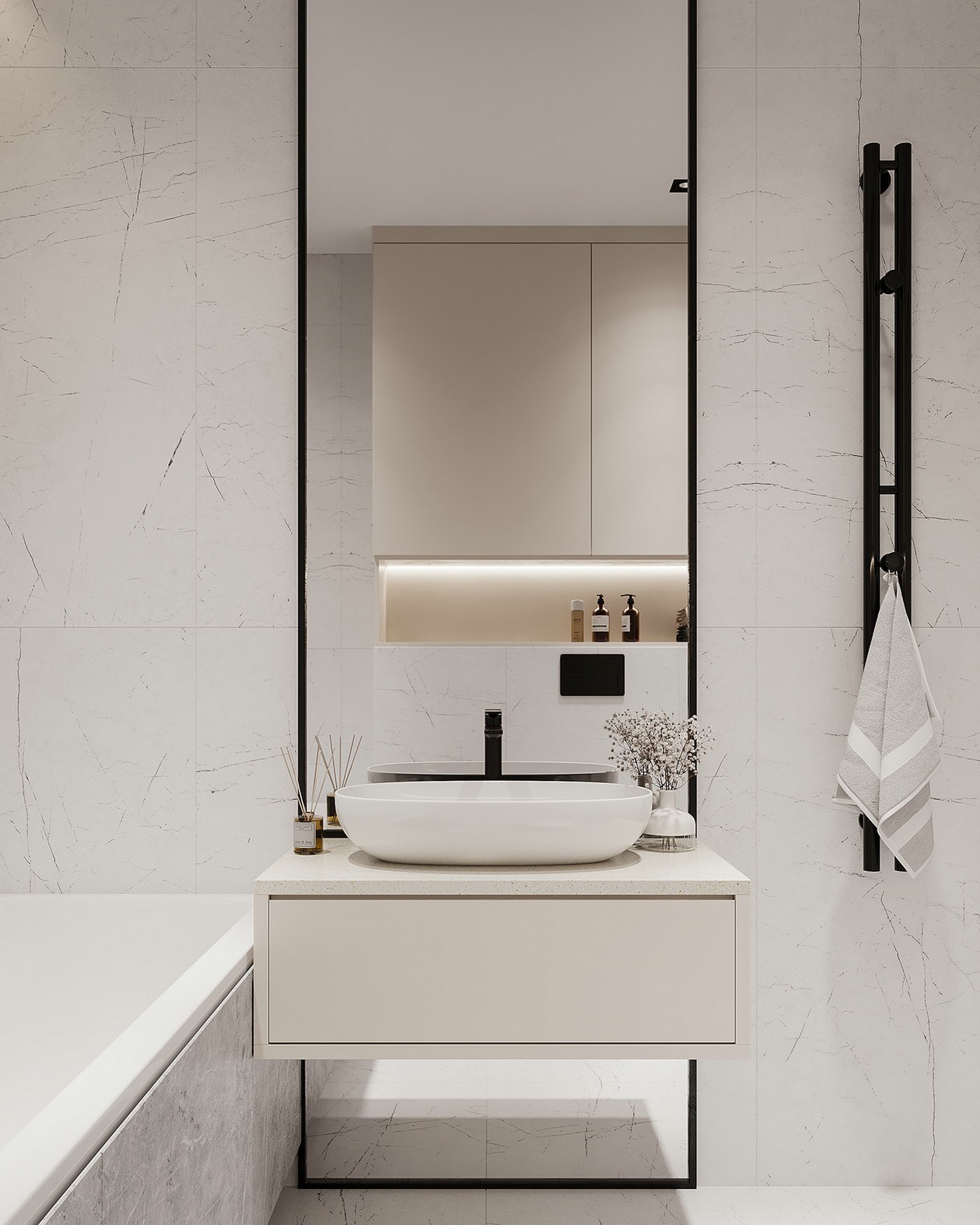 高级灰色系公寓设计-18