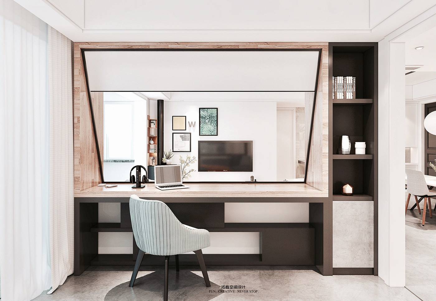 北欧风情的和泰城 125㎡小清新之家-11