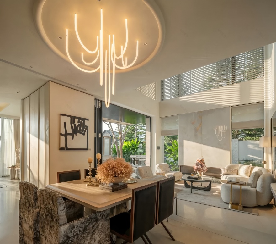 广州金地香山湖·御湖颂别墅样板间丨中国广州丨诗意空间设计-24