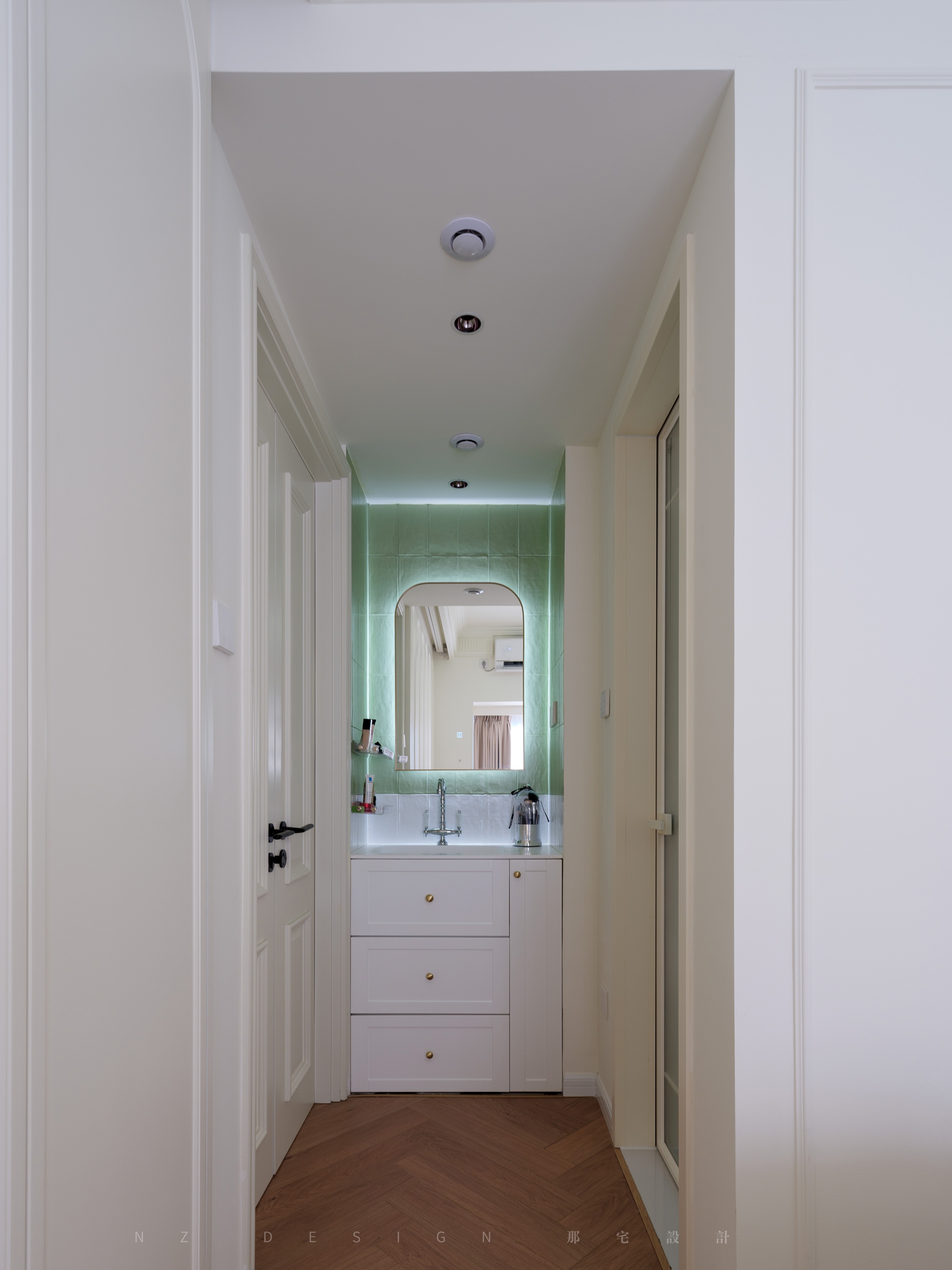 90后两人一猫的惬意法式奶油风丨中国深圳丨那宅设计事务所-83