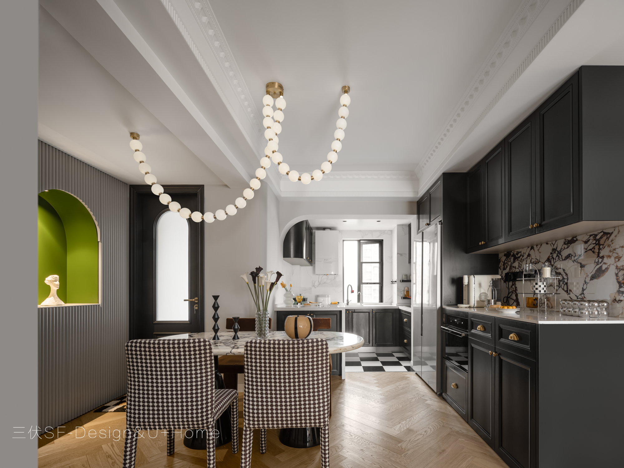 简约与浪漫共融的法式复古住宅-25