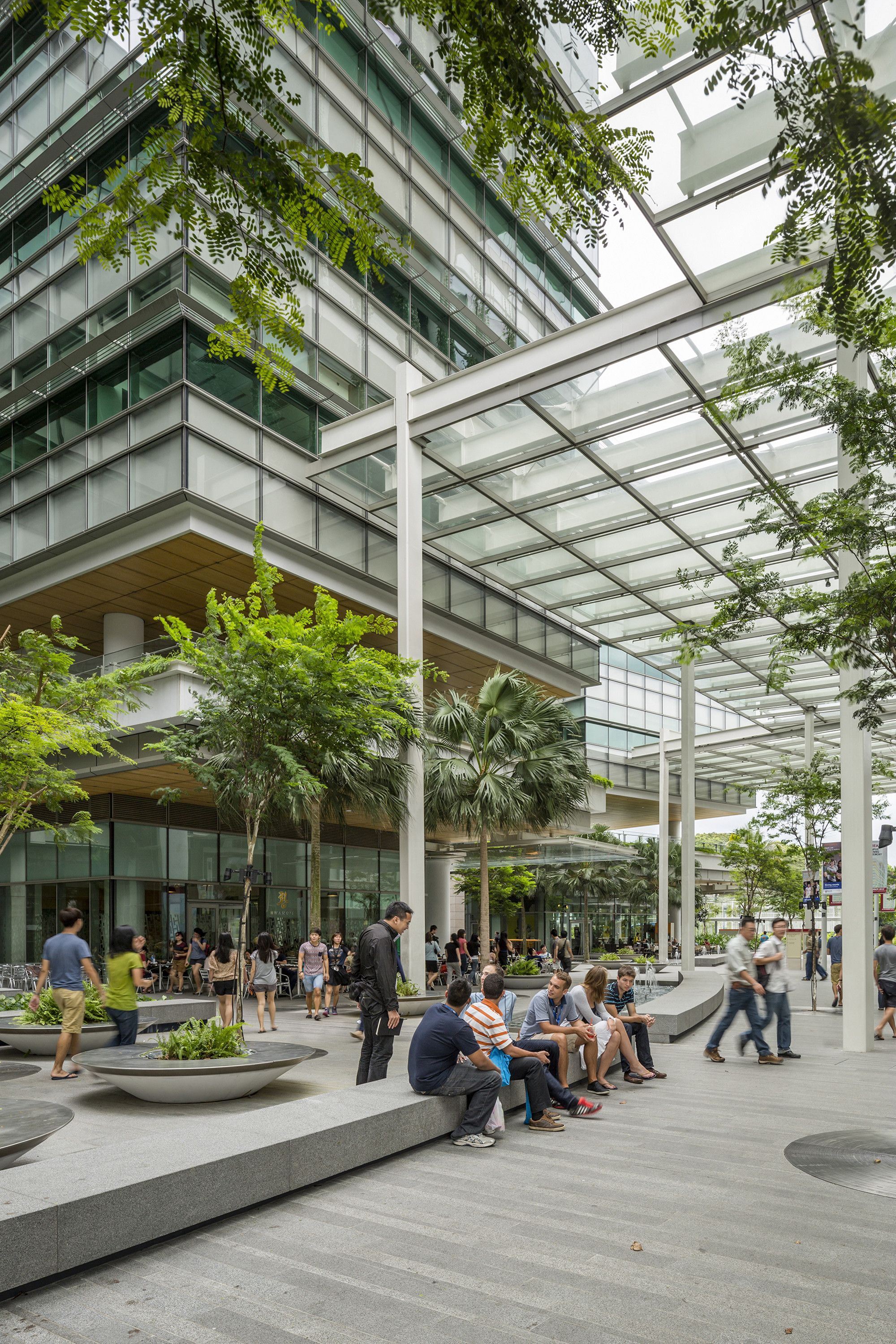 新加坡 CREATE 研究园区 | 绿色科研建筑的典范-16