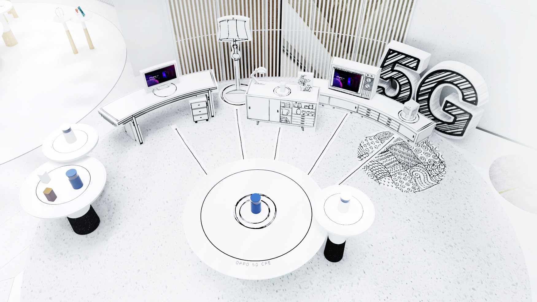 OPPO MWC Barcelona 展位设计丨西班牙巴塞罗那-32