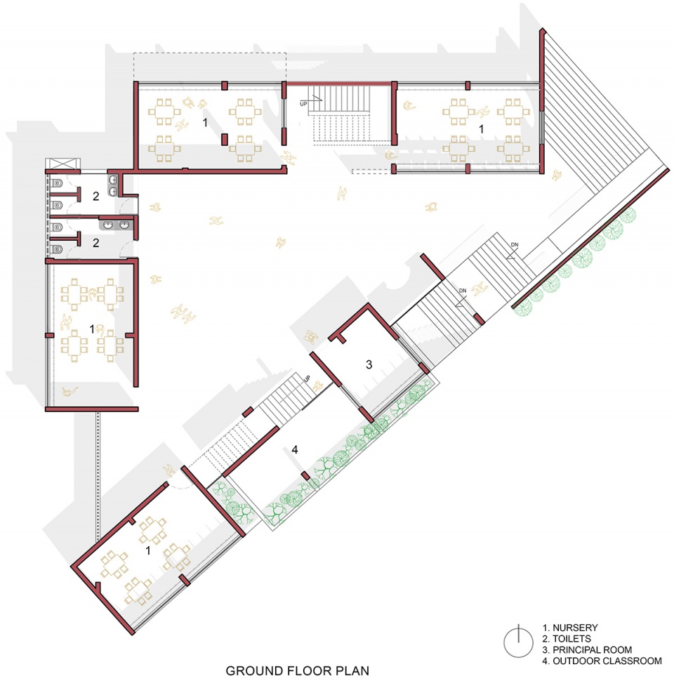 印度 Sanskruti 幼儿学校丨Shreyas Patil Architects-8