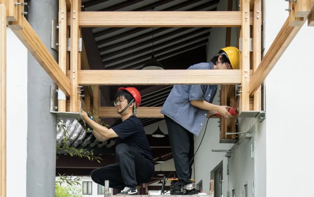 建城实践|2025年暑期工业竹搭建工作营浦口校区实验工坊自建活动成果展示-64