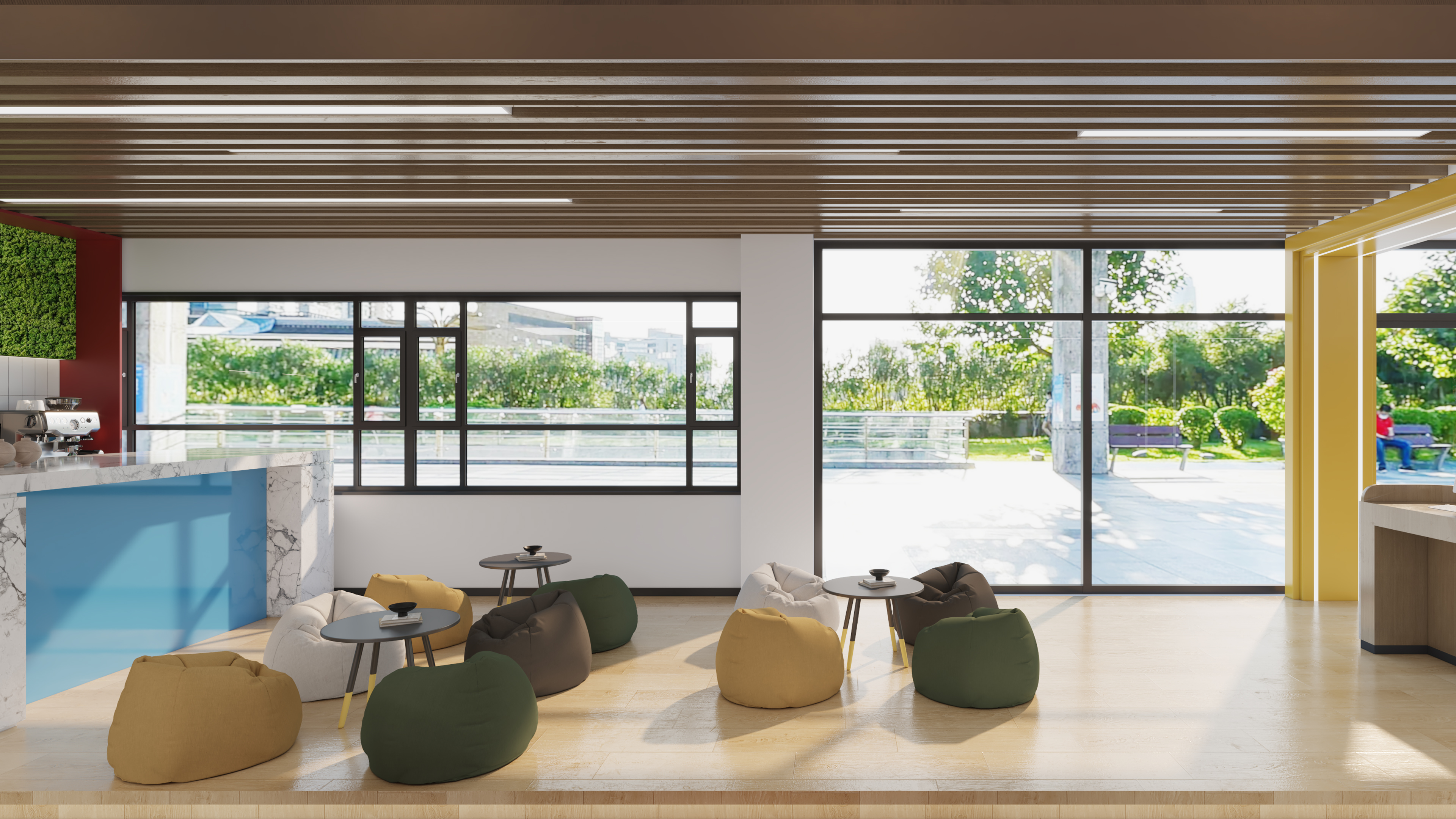 社区服务中心 / 某社区百姓客厅设计方案-1