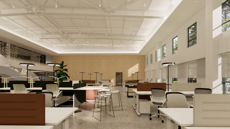 精品总部办公空间设计 办公空间【活力趣味办公场景】-4