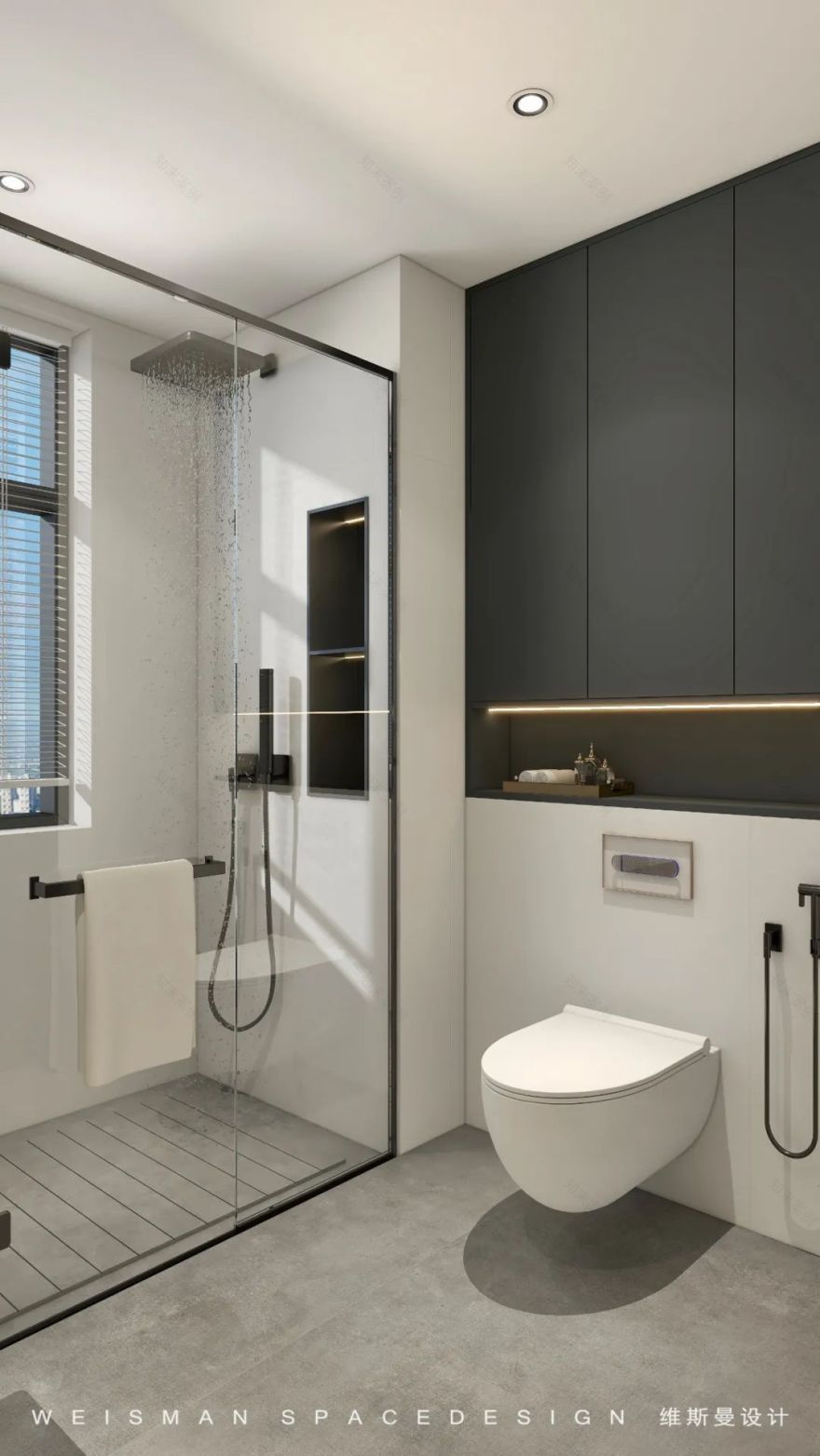 黑白灰雅境 · 湖北孝感 140㎡全案设计丨中国孝感丨苏州维斯曼全案设计-31