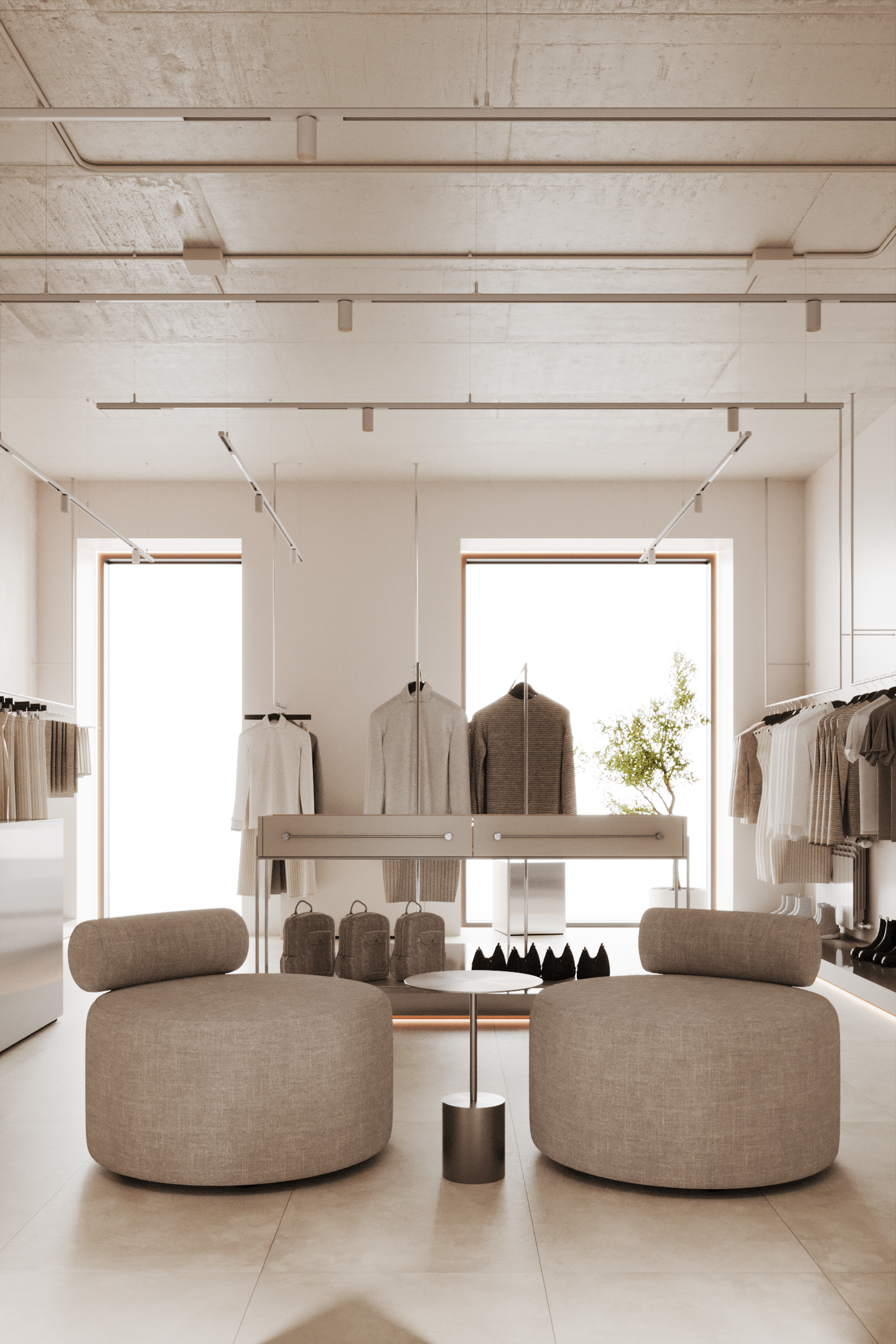 BERCH CLOTHES SHOPS室内可视化项目丨俄罗斯新西伯利亚丨Gadgaeva Maria,Kopylov Artem-19