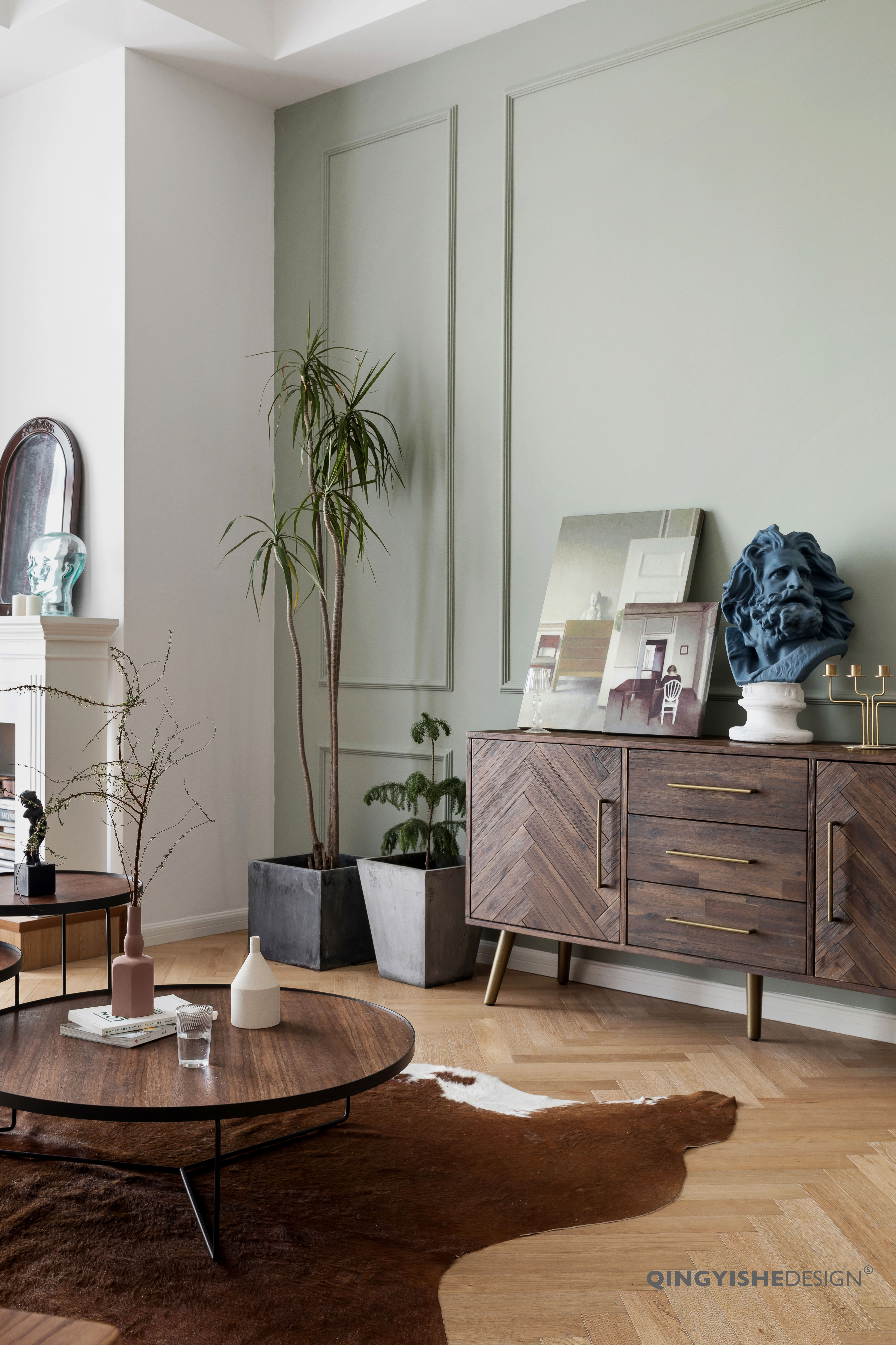 双层复古豪宅 | 层高利用与中古元素的魅力结合-21