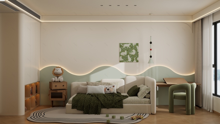 《白云·木屿》87㎡原木风实装案例丨中国广州丨广州市至雅设计装饰工程有限公司-48