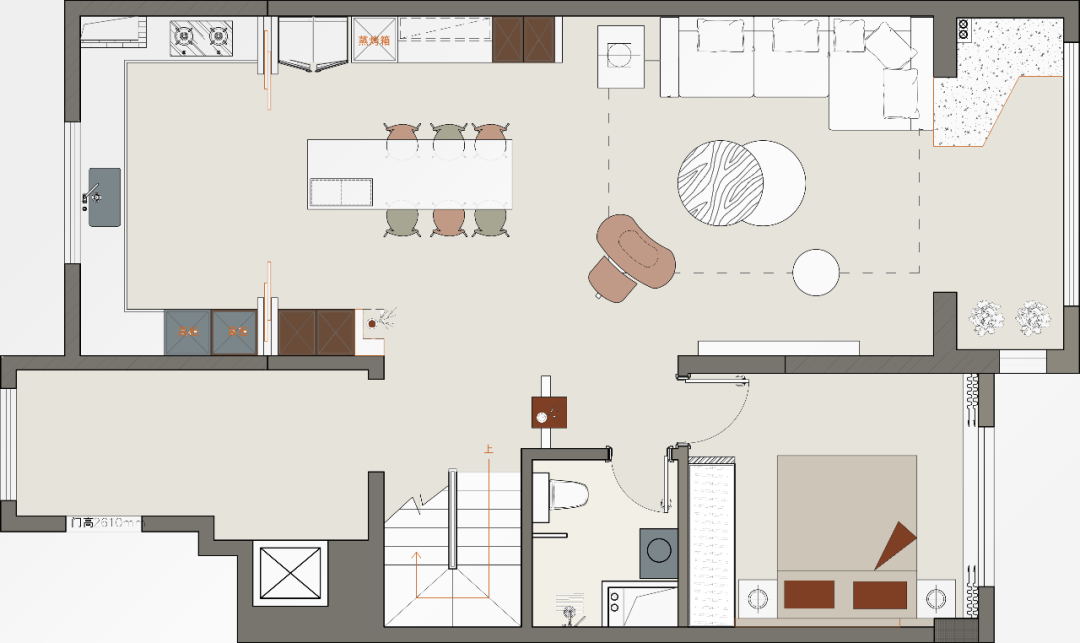 现代轻奢叠拼住宅丨杨文标-17