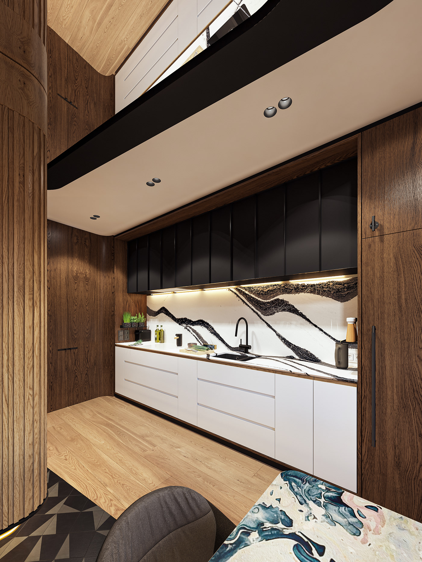 原木质温馨住宅-4