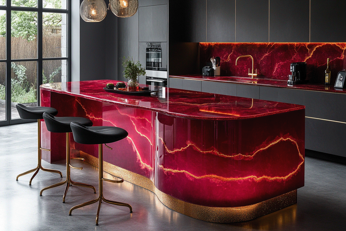 Extraordinary Bespoke Kitchen Islands by AICI-44